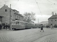 Tramvajsko okretište linije 11 na Črnomercu 1963. godine